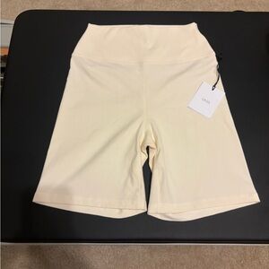 Onia Women's Cream Bike Shorts